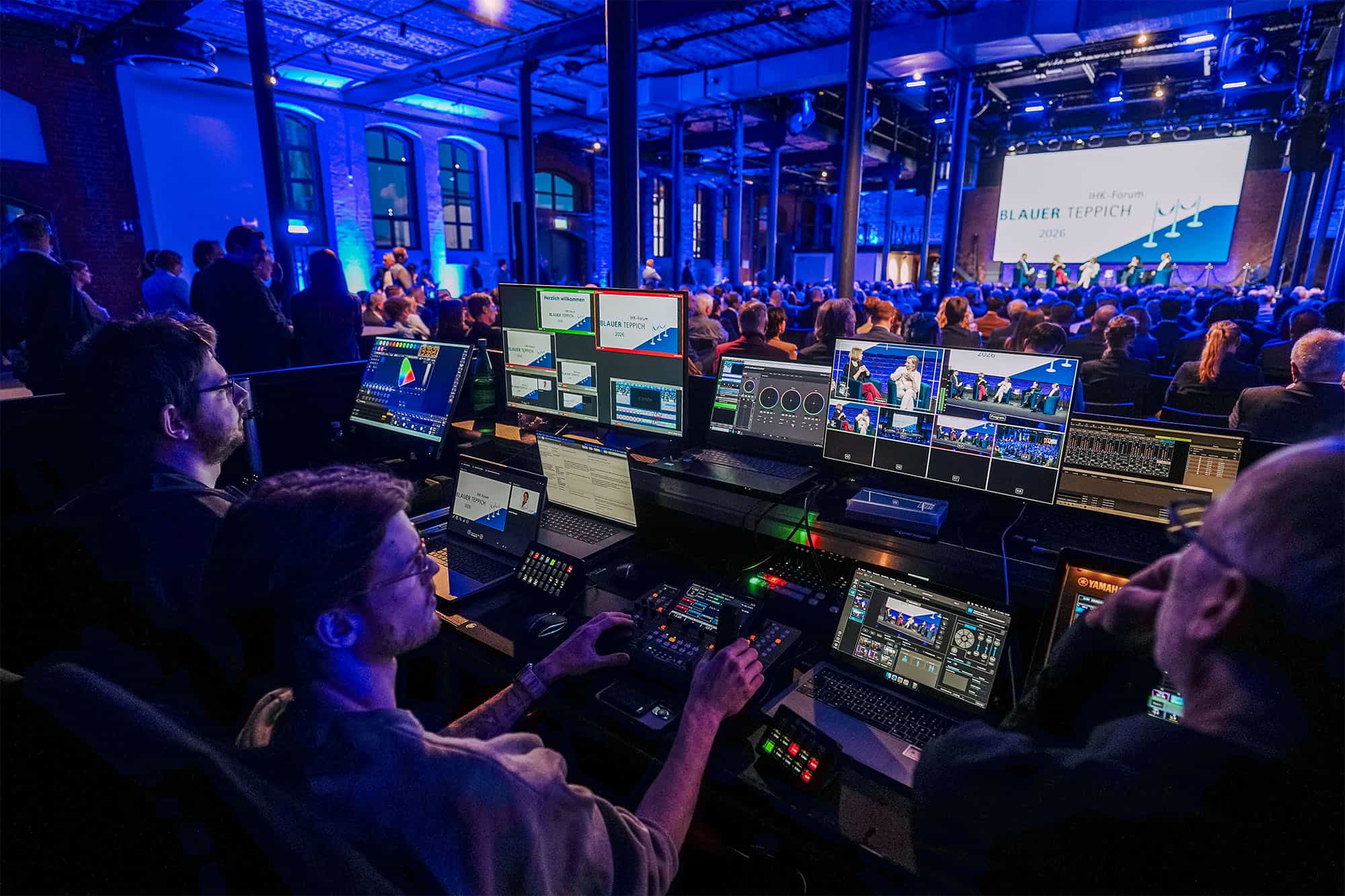 Regie mit Personen in einer Konferenz