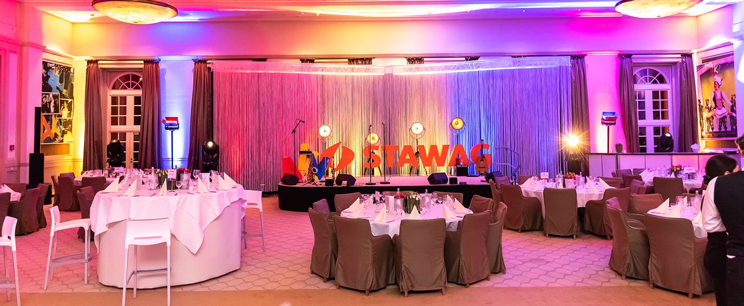 Veranstaltungsraum im Parkhotel Quellenhof Aachen.