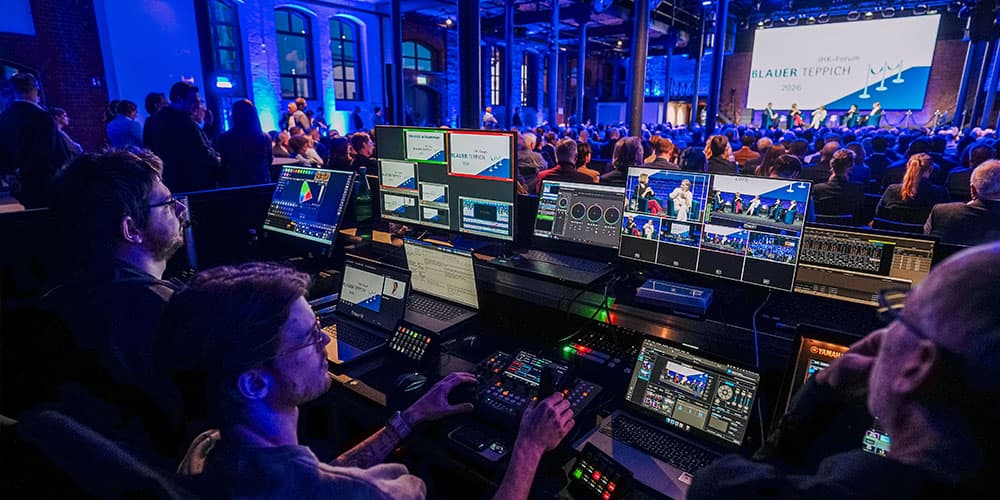 Bild für den Bereich Konferenztechnik & Tagungen