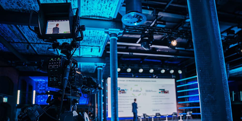 Bild für den Bereich Streaming & Hybrid Events